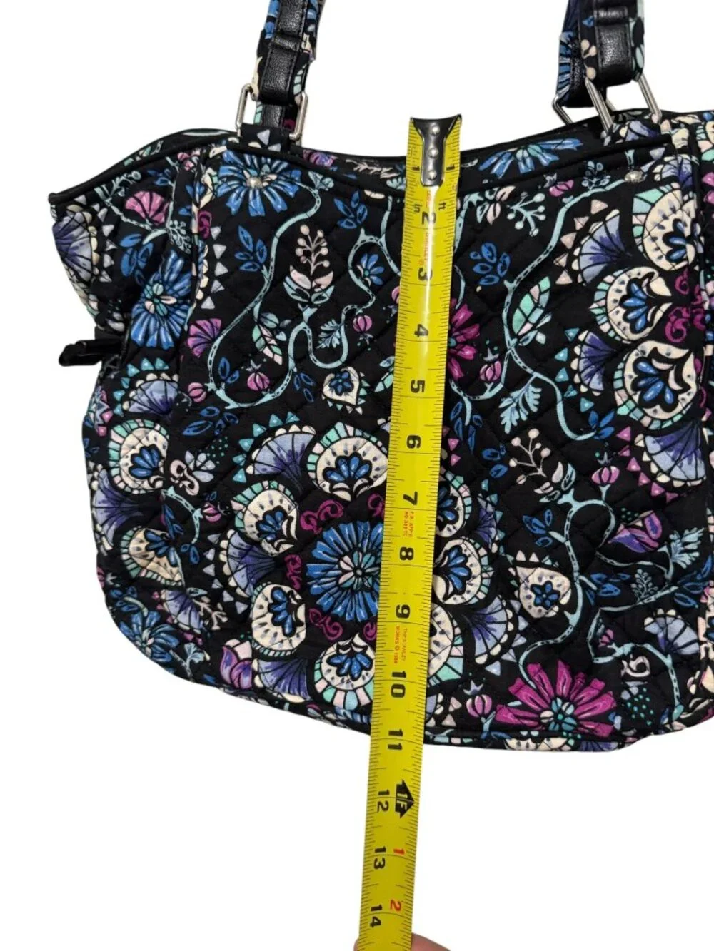 Vera Bradley Retired Bramble Glenna Satchel Shoulder Bag Purse - Picture 6 of 14